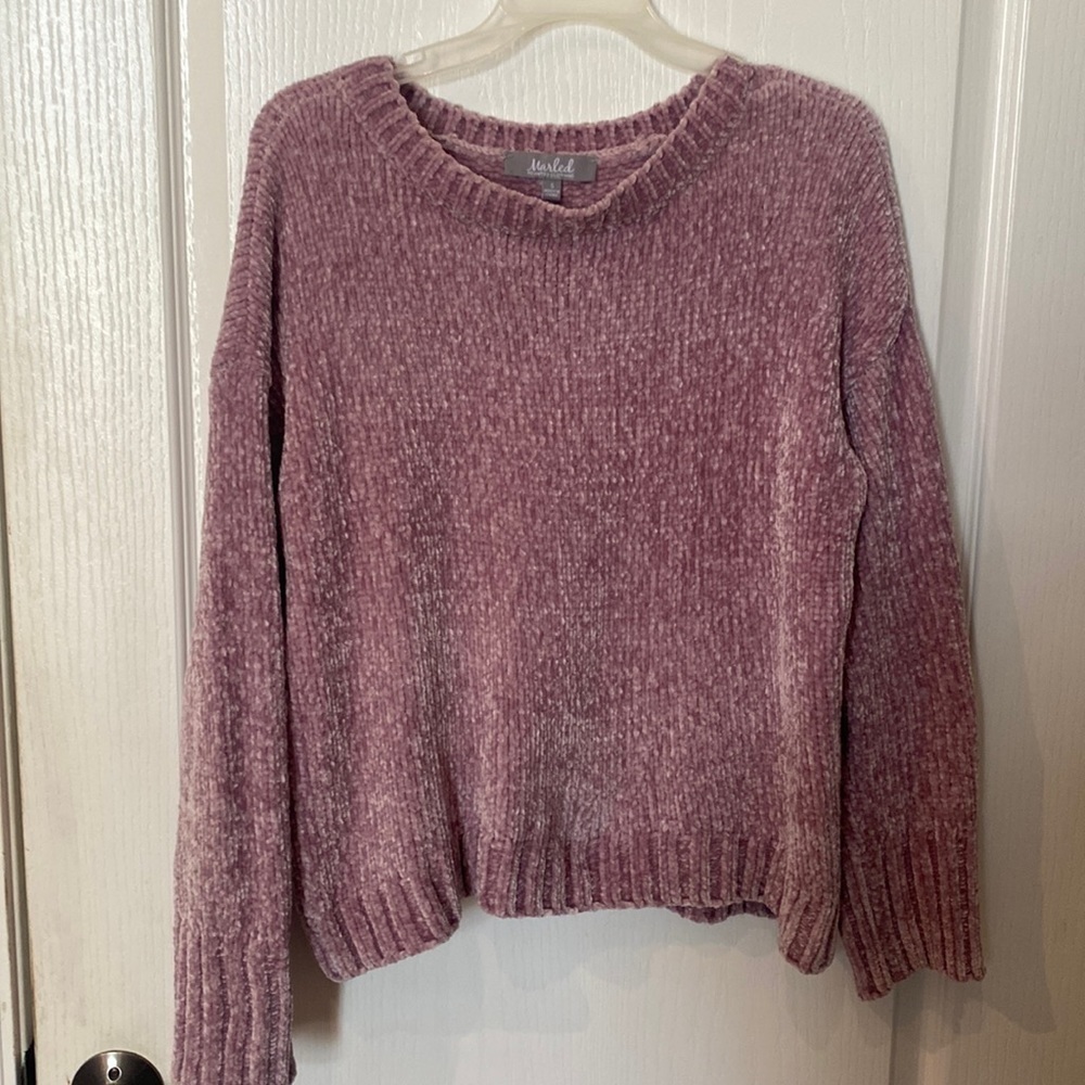 Marled reunited clothing size S lavender sweater